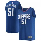 Camiseta Boban Marjanovic 51 Los Angeles Clippers Icon Edition Azul Hombre